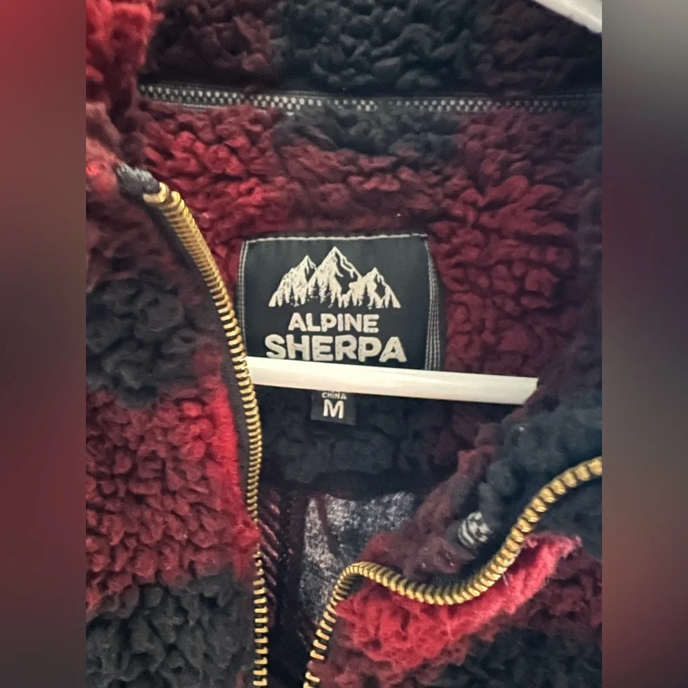 Alpine Sherpa Teddy Half Zip Pullover - Picture 3 of 6
